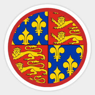 Angevin Coat of Arms Sticker